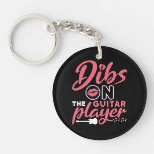Porte-clefs Dibs sur le joueur de guitare