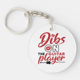 Porte-clefs Dibs sur le joueur de guitare