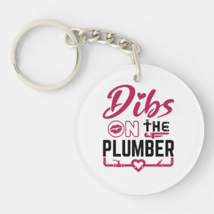 Porte-clefs Dibs sur le plombier