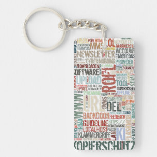 Porte-clefs Dictionnaire informatique en couleurs
