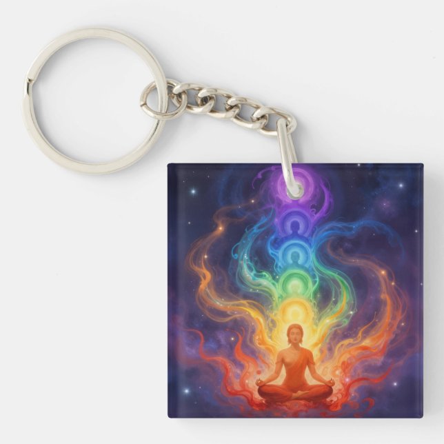 Porte-clefs Die 7 Chakren (Devant)