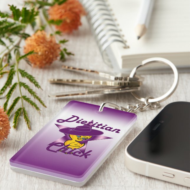 Porte-clefs Diététiste Chick #9 (Devant droit)