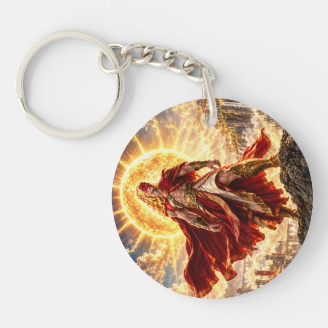 Porte-clefs Dieu du Soleil (Devant)