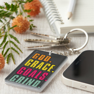 Porte-clefs Dieu Grace Buts Grind Inspiration Faith