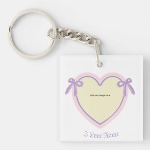 Porte-clefs Dingus Bows & Heart Sac fourre-tout personnalisé