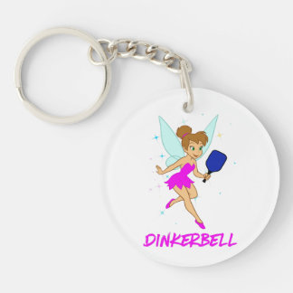 Porte-clefs Dinkerbell Pickleball - Drôle Pickleball Pour Elle