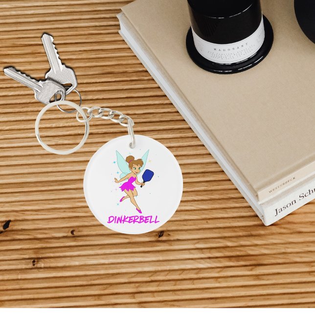 Porte-clefs Dinkerbell Pickleball - Pickleball drôle pour elle (Créateur téléchargé)