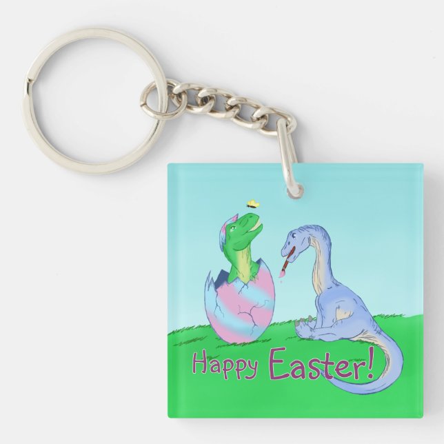 Porte-clefs Dinos de Pâques (Devant)