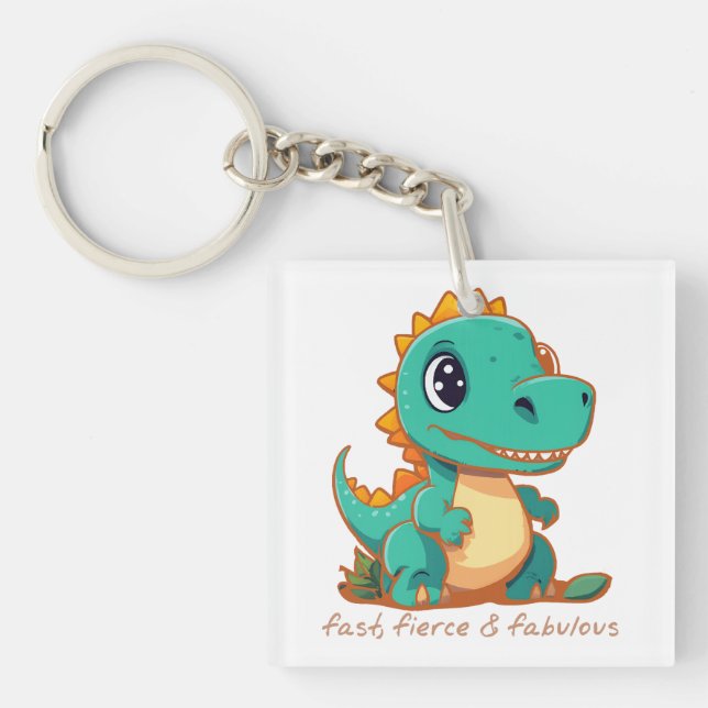 Porte-clefs Dinosaures féroces (Devant)