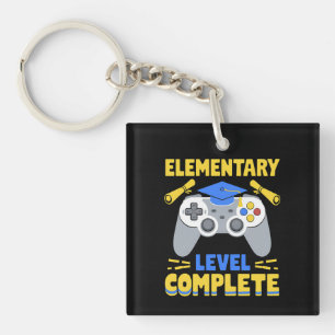 Porte-clefs Diplôme de joueur de jeux vidéo niveau élémentaire