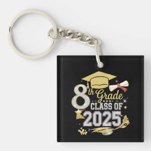 Porte-clefs Diplômé de la promotion 2025 de 8e année