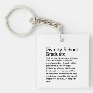 Porte-clefs Diplômé de l'école de Divinité