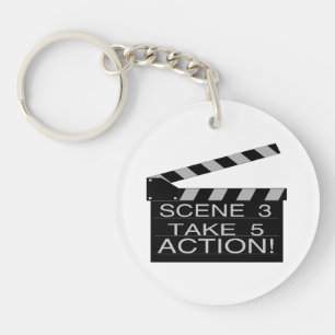 Porte-clefs Directeurs Clapboard d'action