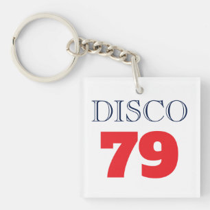 Porte-clefs Disco 79 Musique Divertissement Pop Art Rétro