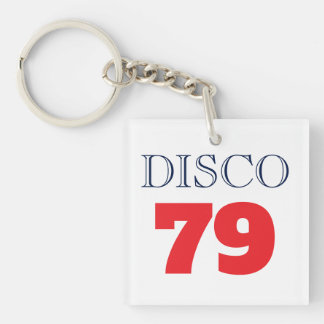 Porte-clefs Disco 79 Musique Divertissement Pop Art Rétro