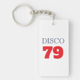Porte-clefs Disco 79 Musique Divertissement Pop Art Rétro