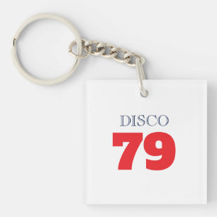 Porte-clefs Disco 79 Musique Divertissement Pop Art Rétro