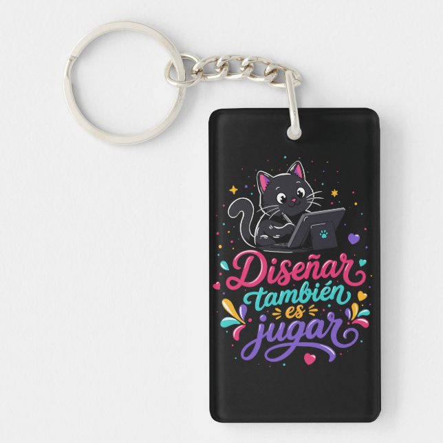 Porte-clefs Diseñar también es jugar (Devant)