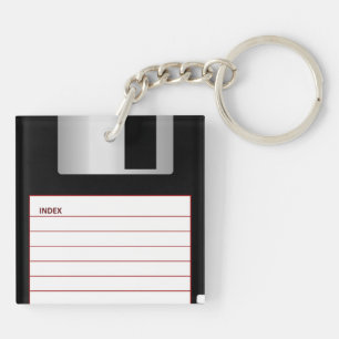 Porte-clefs Disque dur rétro cool
