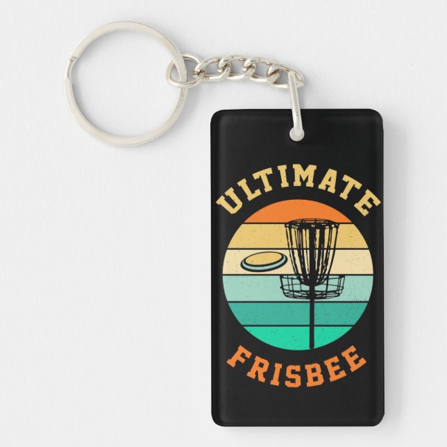 Porte-clefs Disque Golf Ultimate Frisbee (Devant)