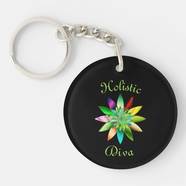 Porte-clefs Diva holistique (Devant)