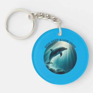 Porte-clefs Dive Deep Live Dolphin gratuit