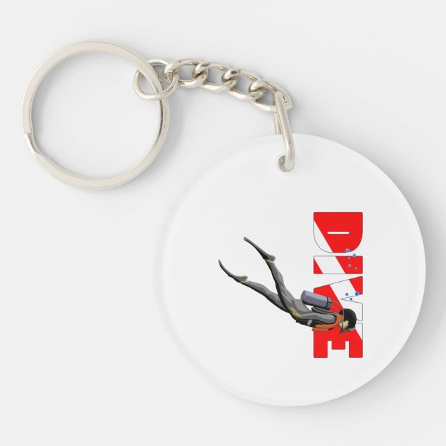 Porte-clefs Diver SCUBA (Devant)