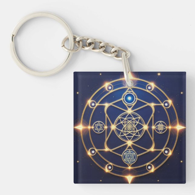 Porte-clefs Divine Radiance – 5: Illuminated Universal Energy (Devant)