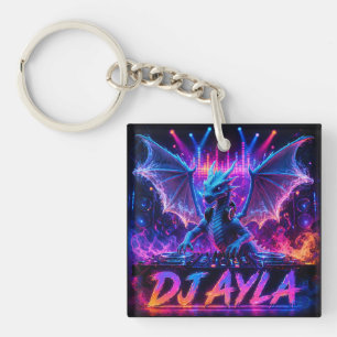 PORTE-CLEFS DJ AYLA DOUBLE FACE