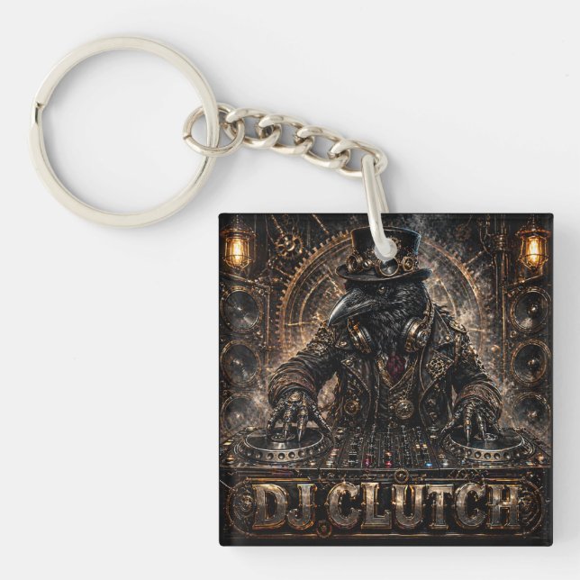 PORTE-CLEFS DJ CLUTCH DOUBLE FACE (Devant)
