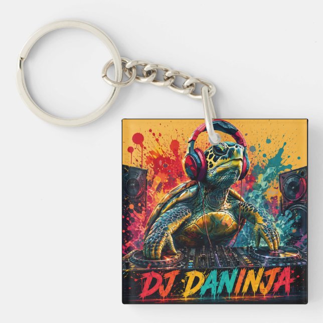 PORTE-CLEFS DJ DANINJA DOUBLE FACE (Devant)
