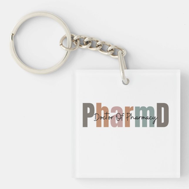 Porte-clefs Docteur En Pharmacie (Devant)