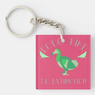 Porte-clefs Dodo Oiseau De Désorption Design Vert