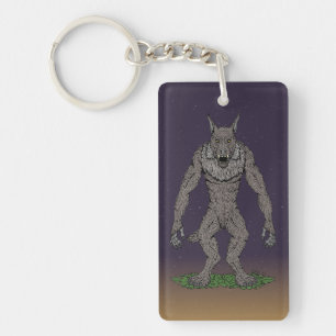 Porte-clefs Dogman Cryptid ou Werewolf