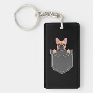 Porte-clefs Dogs Lovers French Bulldog In My Pocket