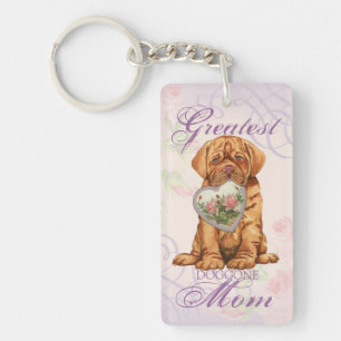 Porte-clefs Dogue Heart Maman