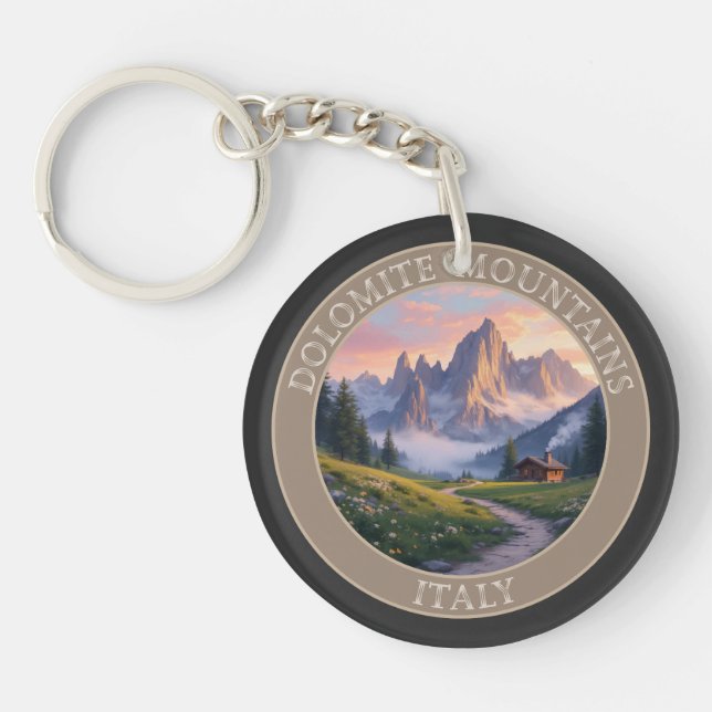 Porte-clefs Dolomite Mounts Italie (Devant)