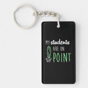 Porte-clefs Don De L'Enseignant Mes Étudiants Sont Sur Le Poin