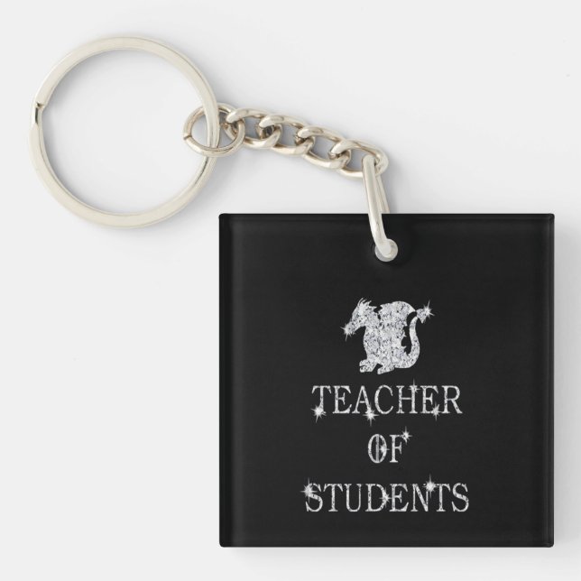 Porte-clefs Don de l'enseignant | Professeur D'Étudiants (Devant)