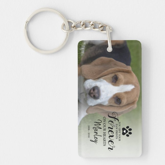 Porte-clefs Don Pet Memorial| En mémoire d'amour (Devant)