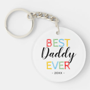 Porte-clefs Don photo de Best Daddy Ever
