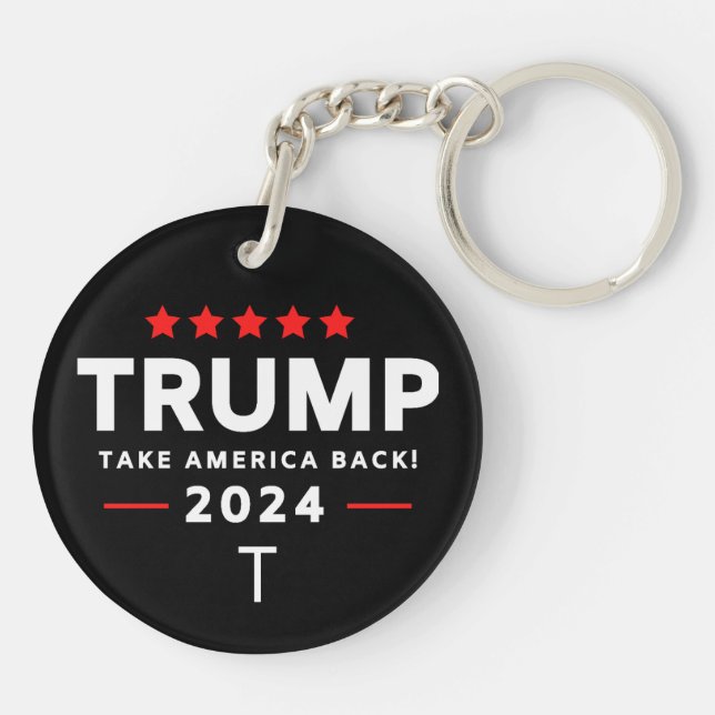 Porte-clefs Donald Trump 2024 redonne l'élection américaine (Dos)