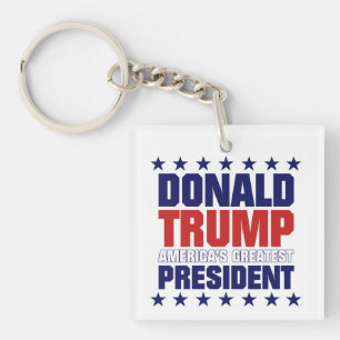 Porte-clefs Donald Trump - LE PLUS GRAND PRÉSIDENT DES ETATS-