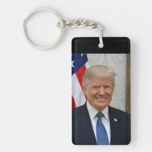 Porte-clefs Donald Trump Président des États-Unis Maison Blanc