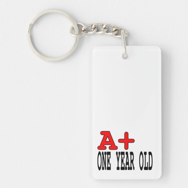 Porte-clefs Dons amusants pour 1 an : Plus d'un an (Devant)
