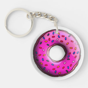 Porte-clefs Donut Pinky avec des arrosages colorés + vos idées