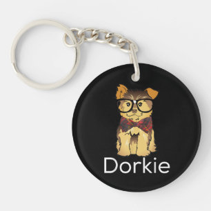 Porte-clefs Dorkie Drôle Dorky Yorkie Chien