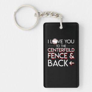 Porte-clefs Dos de barrière de Centerfield d'amour de joueur
