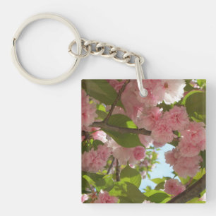 Porte-clefs Double floraison cerisier III printemps fleuri