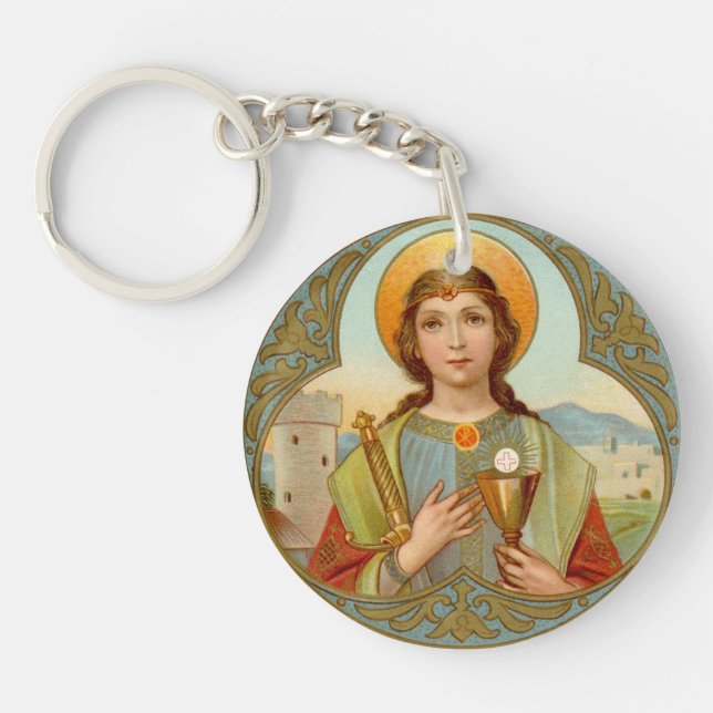 Porte-clefs Double Image St. Barbara (BK 001) (Devant)